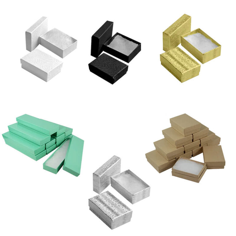 Wholesale cotton filled jewelry boxes for B2B packaging buyers — cotton filled vs velvet jewelry boxes
