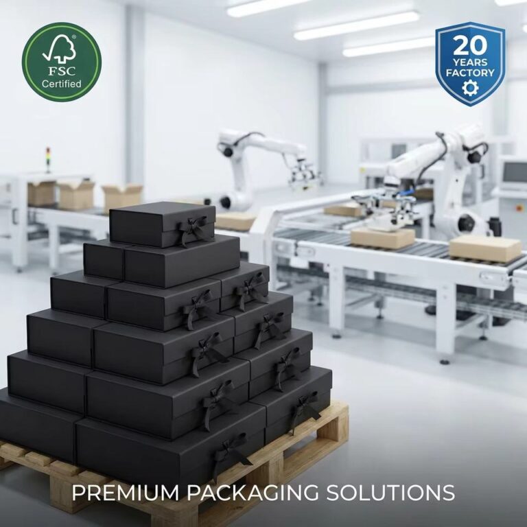 Luxury surface finishing options for custom packaging design process